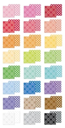 Doodlebug Design Paper Pad 6x8" - Petite Plaid & Polka Dots (15x20 cm)